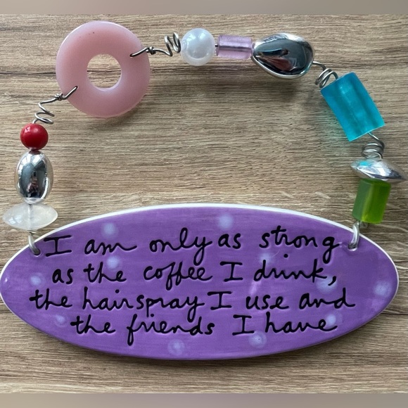 EUC Sandra Magsamen DEPT 56 Ceramic Wall Decor For a Coffee Lover Friends - Picture 3 of 4